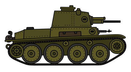 Vintage light tank