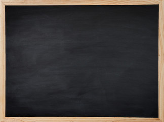 Clean chalk on blackboard for background. texture for educational  background.