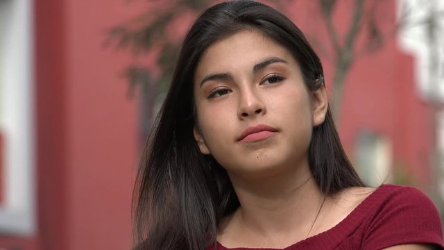 Minority And Diversity Hispanic Teen Girl