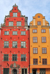 Fototapeta premium Old buildings in Stockholm