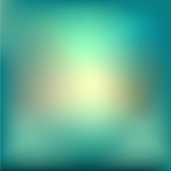 Abstract green vintage color gradient blurred background