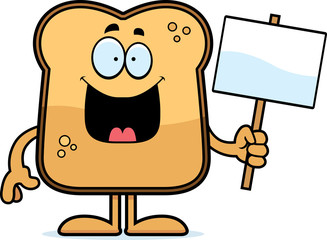 Cartoon Toast Sign