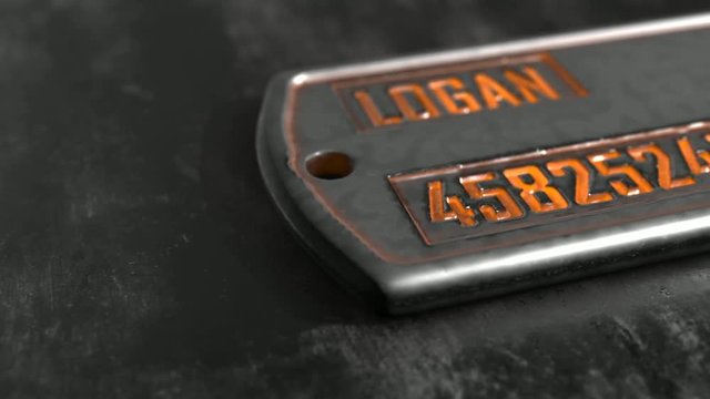 Dog Tags Logan Wolverine X-Men