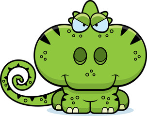 Cartoon Sly Chameleon