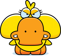 Cartoon Angry Duckling