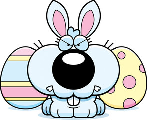 Angry Cartoon Easter Bunny
