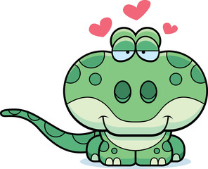 Cartoon Gecko Love