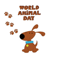World animal day vector illustration 