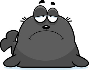 Sad Cartoon Seal