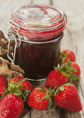 confiture de fraises