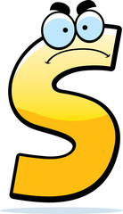 Angry Cartoon Letter S