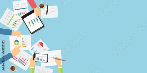 Vector Business Investment And Finance Training Banner Concept