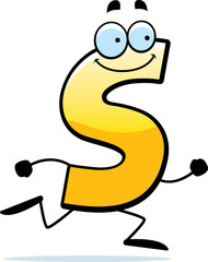 Fototapeta premium Cartoon S Running