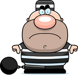 Cartoon Angry Prisoner