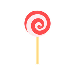 Candy stick icon. Flat illustration of candy stick vector icon for web on baby