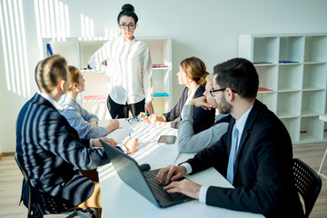 A woman is the CEO
