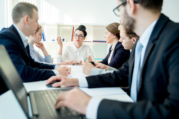 Business team in office