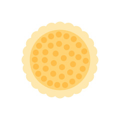 Chip cookie icon for food apps and websites