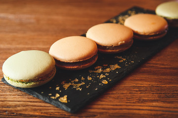 macarons on plate