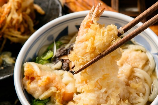 Deep-fried Shrimp Udon