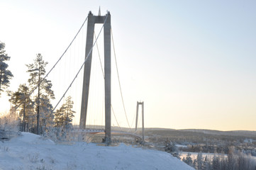 High-coast bridge Västerbotten