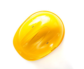 Fototapeta premium construction hard hat isolated on white
