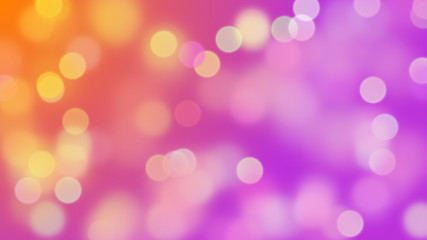 Fototapeta premium luxury bokeh background in shades of white, purple and orange 