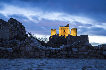 Obraz premium Castle Rocca Calascio, L'Aquila, Italy