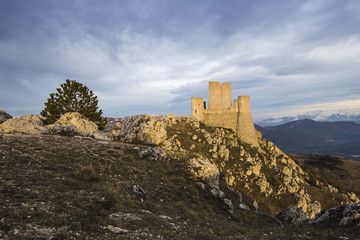 Obraz premium Castle Rocca Calascio, L'Aquila, Italy