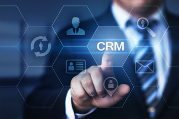 CRM Customer Relationship Management Business Internet Techology Concept