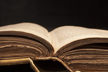 old book closeup
