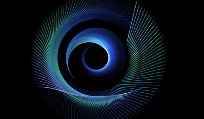 Fototapeta premium abstract fractal spiral pattern