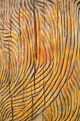 wood texture wood-carvings in the Park, handmade