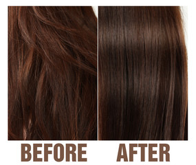 HAIR BEFORE AFTER / BROWN HAIR