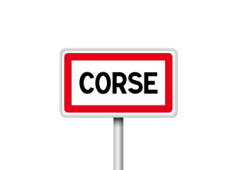 Corse - Panneau