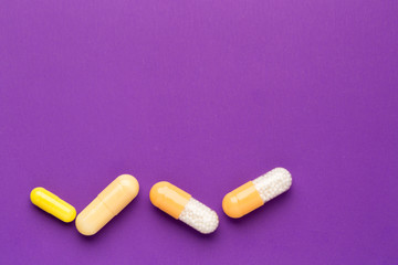 Yellow medicine pills