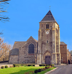 Fototapeta na wymiar église de Saint Valery sur Somme