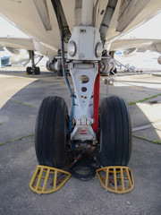 roue avant avion