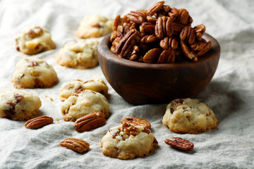 pecan cookies.style rustic