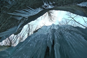 Ice falls