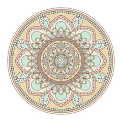 Flower Mandalas. Vintage decorative elements. Oriental pattern, vector illustration. Islam, Arabic, Indian, turkish, pakistan, chinese, ottoman motifs