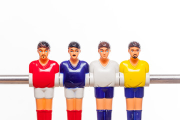 Obraz premium foosball table soccer . football players sport teame