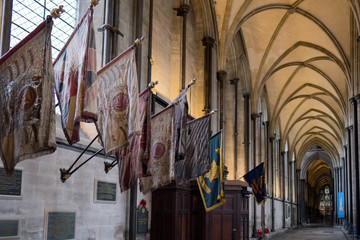 Interior View of Salisbury Cathedral