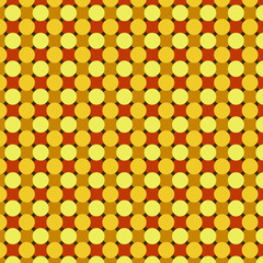 Polka dots pattern in bright colors