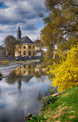 Obraz premium Lahn in Wetzlar