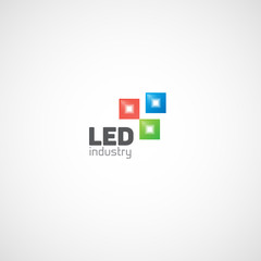 Led flashlights logo.