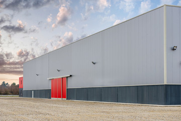 Obraz premium Industrial and commercial hall