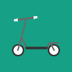 Kick scooter illustration