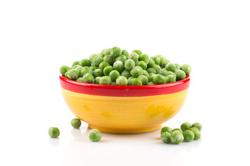 Green frozen peas