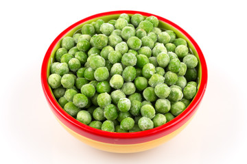 Green frozen peas